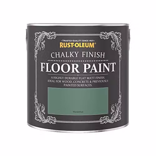 Rust-Oleum Wanderlust Green Scratch-Proof Matt Floor Paint, 2.5L – 3