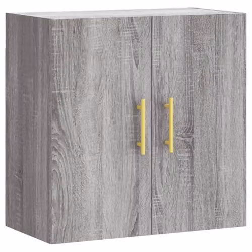 vidaXL Modern Wall Mounted Cabinet in Grey, W/D/H: 60 x 31 x 60 cm – 1