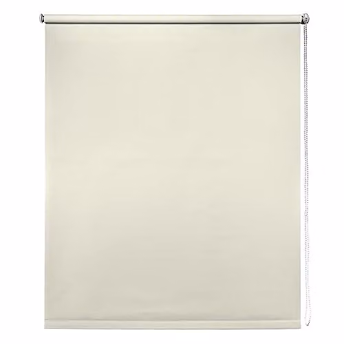 New Edge Blinds Beige Thermal Blackout Roller Blind, Width: 90 cm, Height: 165 cm – 1