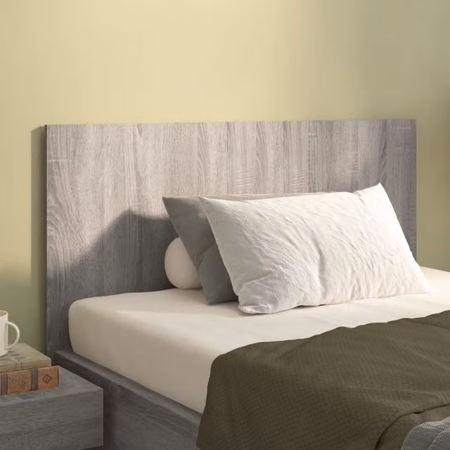 Berkfield Home Grey Sonoma Bed Headboard in Engineered Wood W/D/H: 120 x 1.5 x 80 cm – 1
