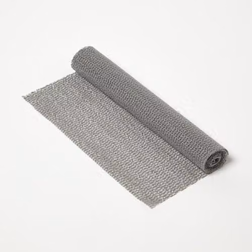 Homescapes Plain Non-Slip PVC Rubber Door Mat, W/D/H: 100 x 30 x 1 cm, Black, White or Grey