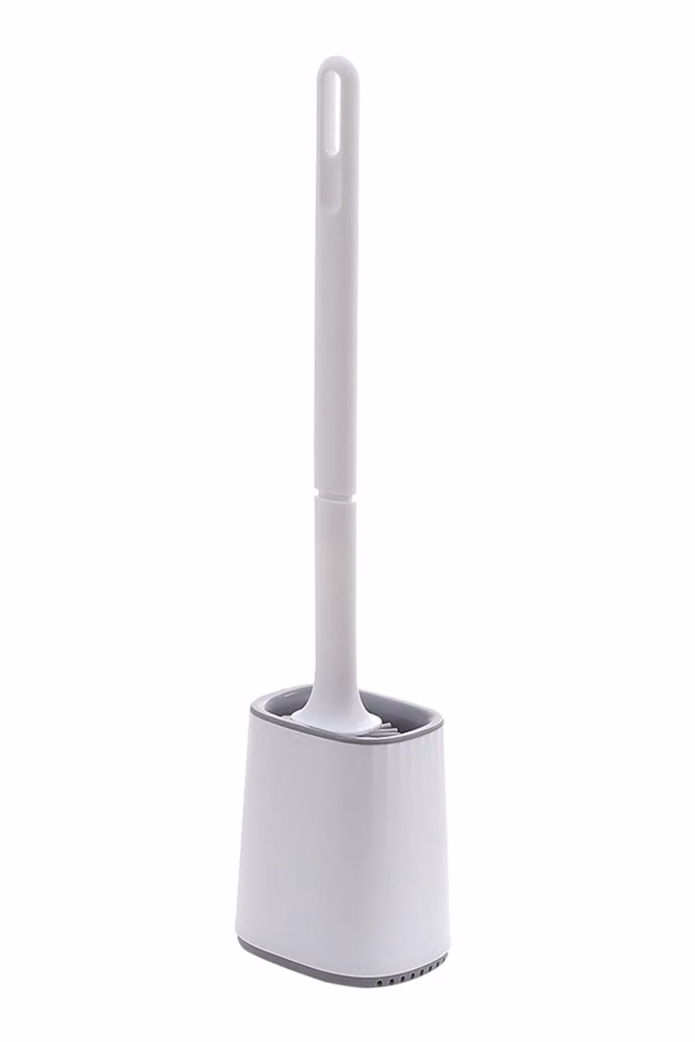 Garden Sanctuary Flexible Silicone Toilet Brush and Holder in White – 2