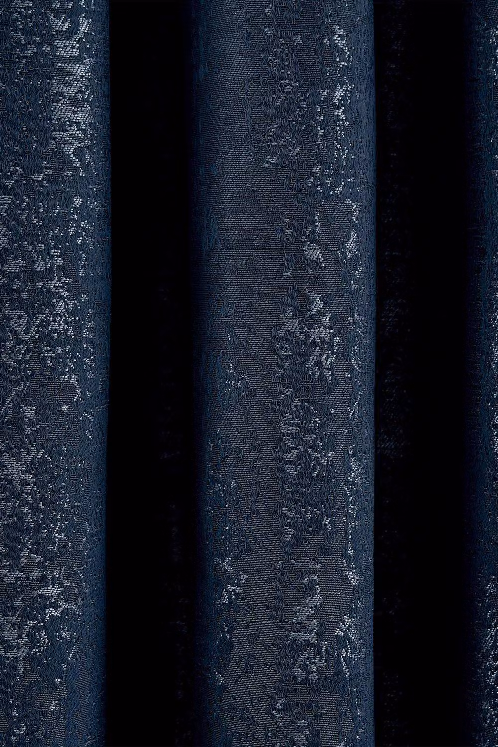 Helena Springfield Roma Woven Lined Eyelet Curtains in Blue and Silver, Width: 229 cm, Drop: 229 cm – 3