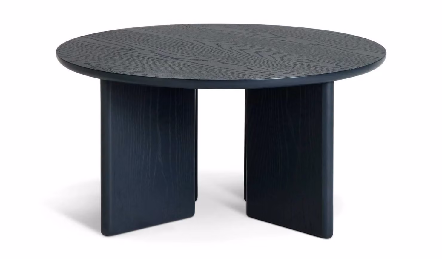 Lason Round Coffee Table in Blue