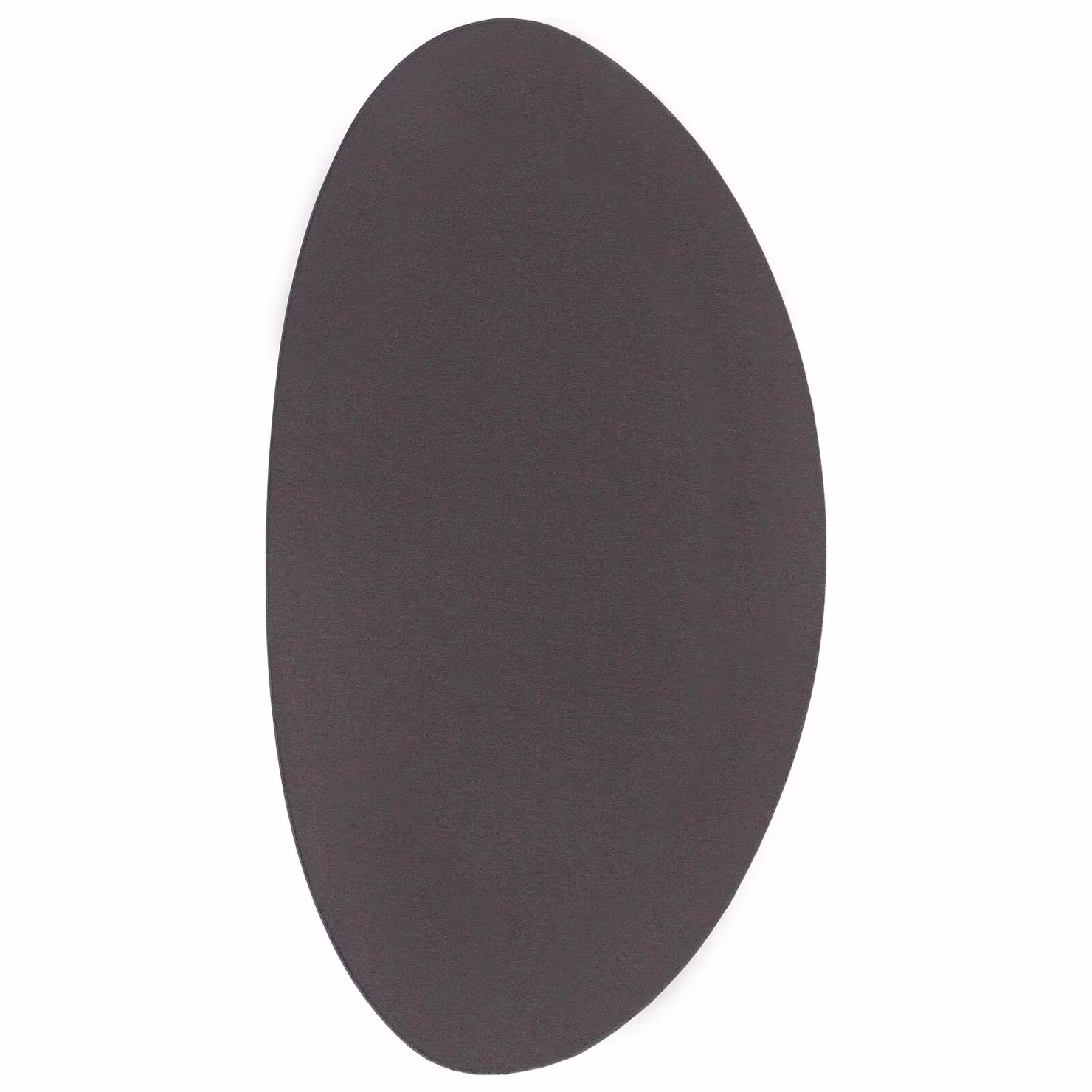 Berkfield Home Anthracite and Multicolour Oval Modern Polyester Accent Rug, W: 80 cm x L: 150 cm – 2