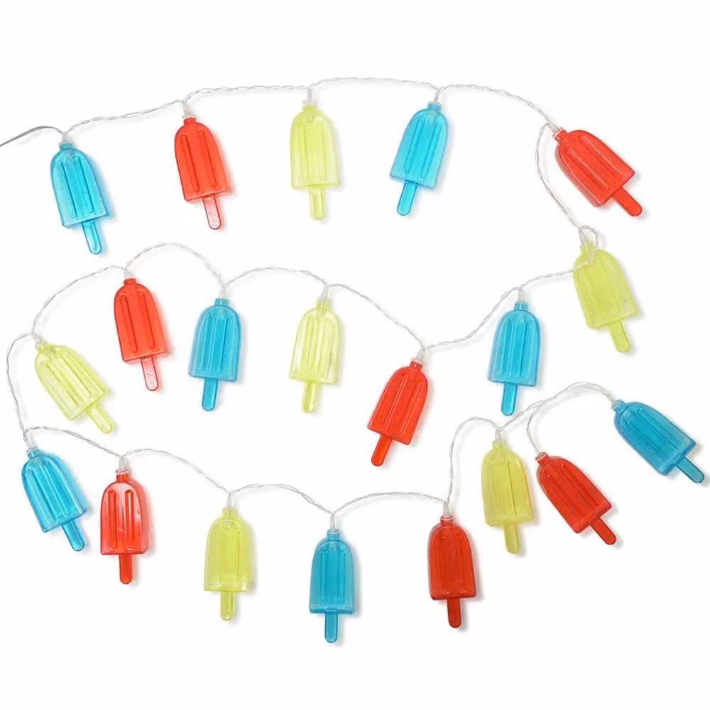 ValueLights Set of 20 Multi Coloured Ice Lolly Solar String Lights for Outdoor Garden Use – 2