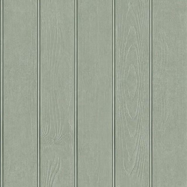 Belgravia Beaded Wood Panel Striped Wallpaper in Green