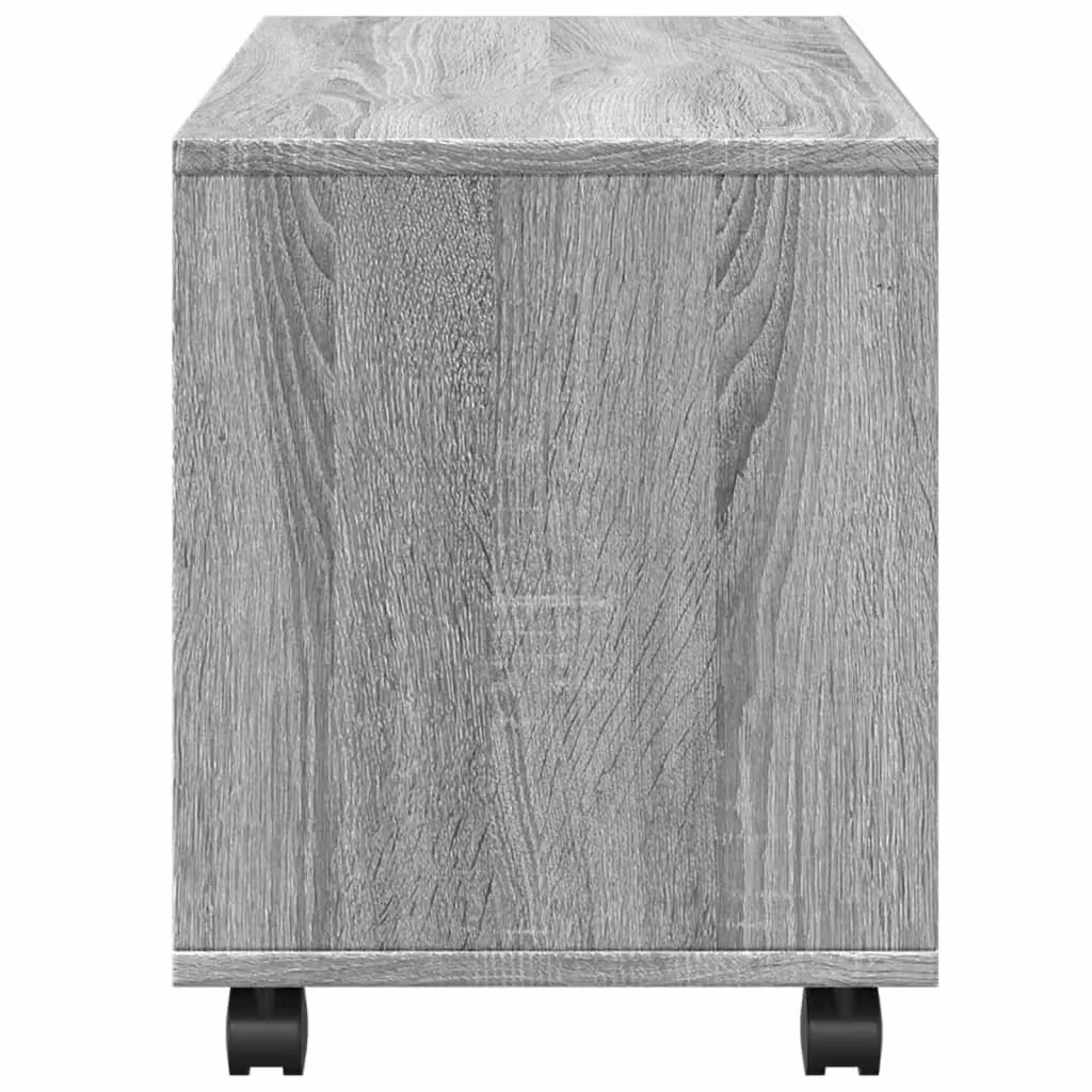 Berkfield Home vidaXL Rolling Cabinet in Grey Sonoma, W/D/H: 72 x 33 x 42.5 cm – 3