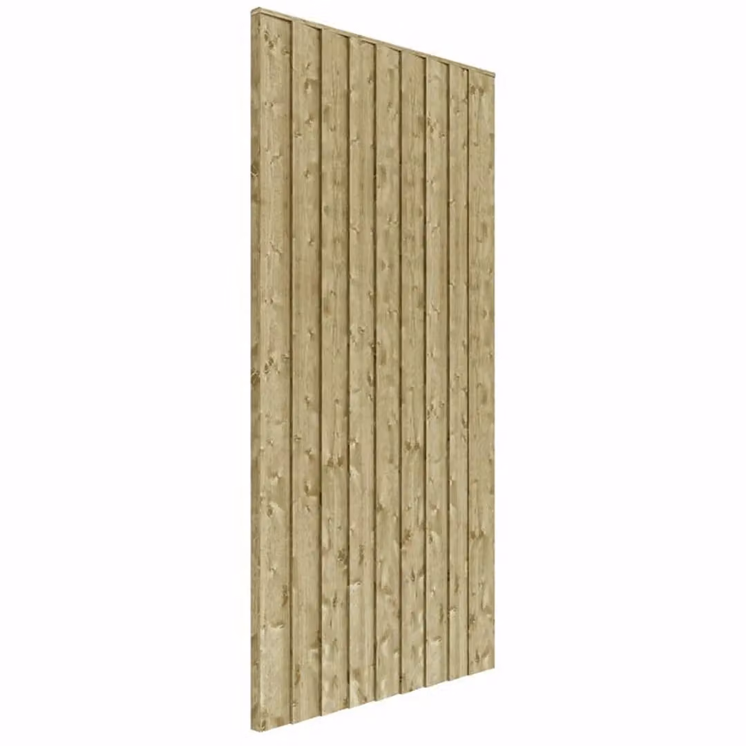Rowlinsons Pressure Treated Vertical Board Gate, Brown, H 183 cm x W 91.5 cm x D 91.5 cm – 2