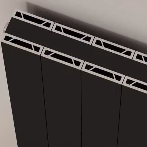 UK Radiators Thetford Black Horizontal Designer Electric Radiator with WIFI, H 60.0 cm x W 74.8 cm – 3