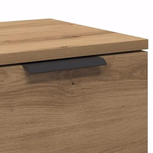 vidaXL Artisan Oak Sideboard in Brown, W/D/H: 60 x 30 x 70 cm – 4