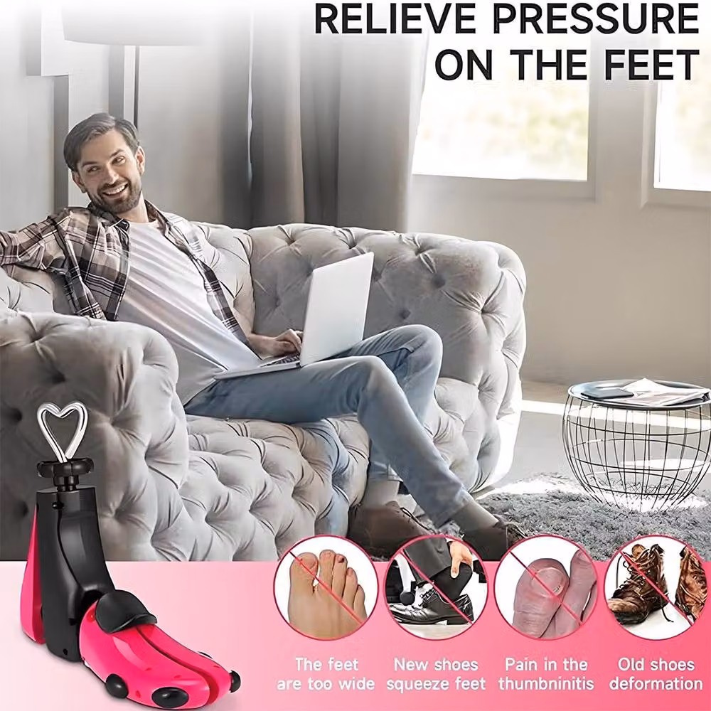 Ventryn Unisex Boot Stretcher and Shoe Tree Expander in Pink – 3