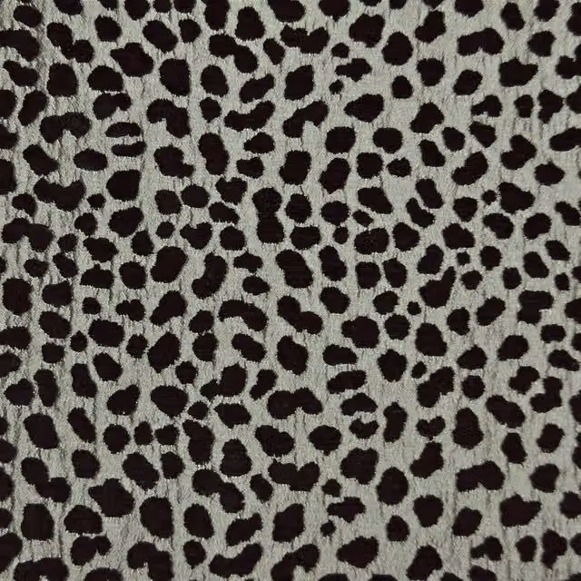 Terrys Serengeti Fabric in Silver, Black and Grey