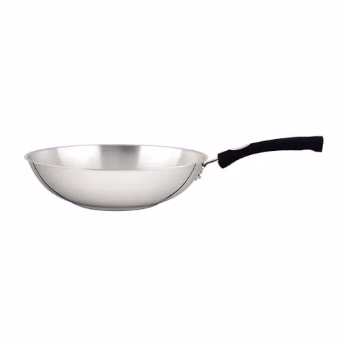 Tramontina Silver Stainless Steel Wok, 28 cm, 3.3 l – 1