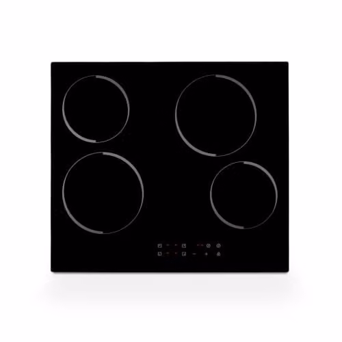 Montpellier MCH59 Black Ceramic Electric Built-in Hob with 4 Zones and Timer