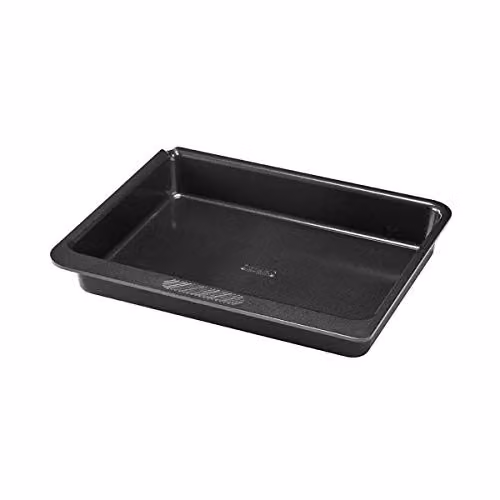 Pyrex Non-Stick Rectangular Metal Oven Dish, Black, W: 30 cm, D: 23 cm, H: 6.4 cm