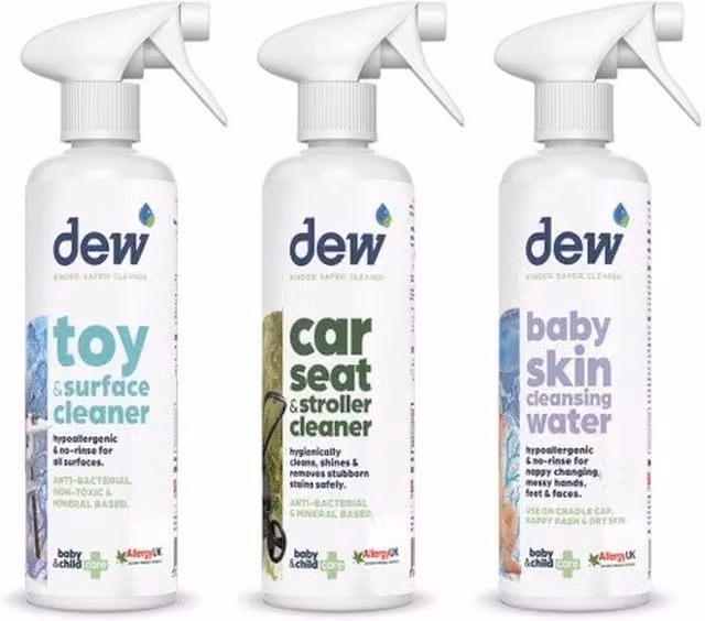 Dew Assorted Cleaning Range 750ml - Clear and White