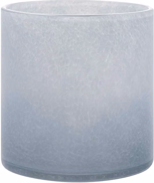 Blomus Saga Large Glass Lantern Candle Holder in Tradewinds Blue