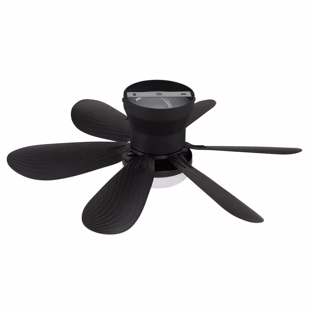Netlighting Delores LED Ceiling Fan in Black with Remote Control and Dimmable Lighting – 4