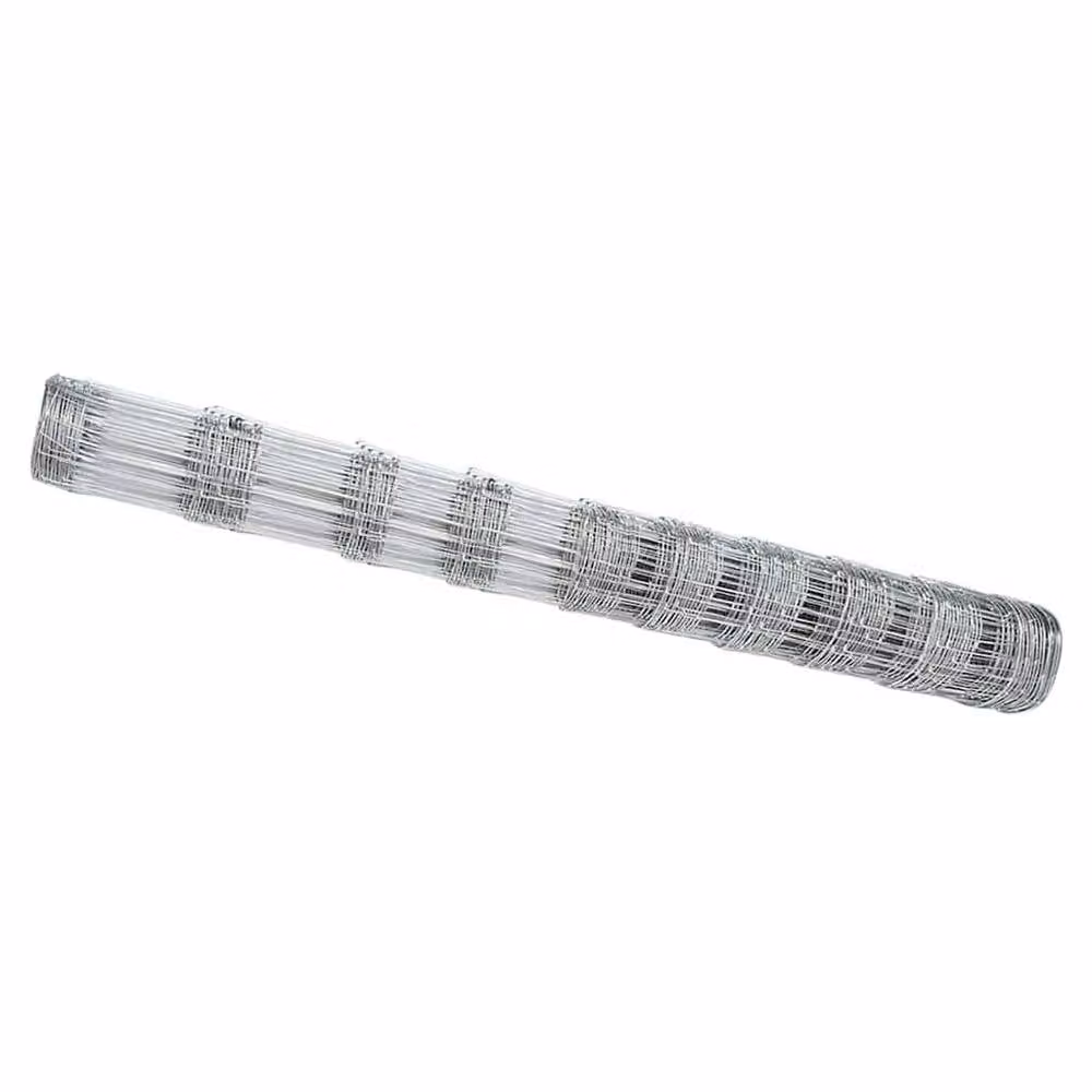Berkfield Home Durable Field Fence, Galvanised Steel, Silver, H: 120 cm x W: 10 m – 2