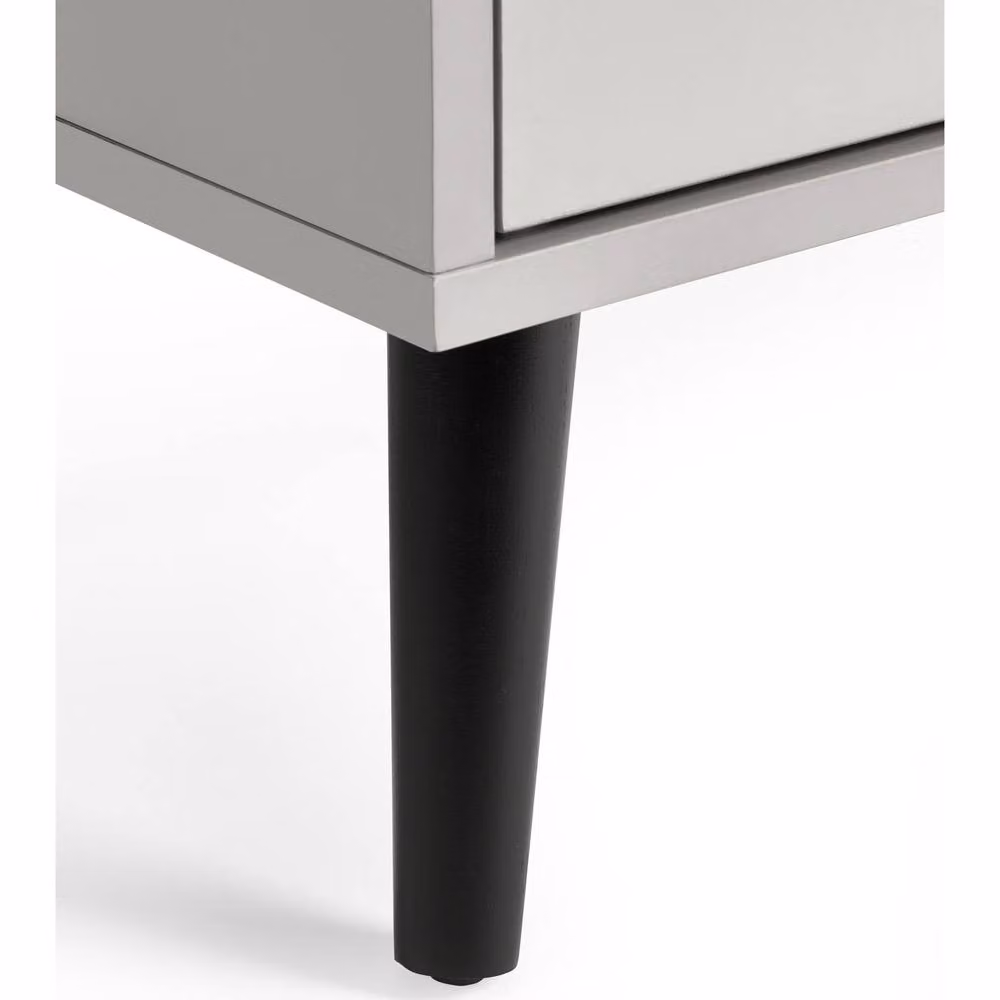 Cheshire Arden 2 Drawer Bedside Unit in Silk Grey – 4