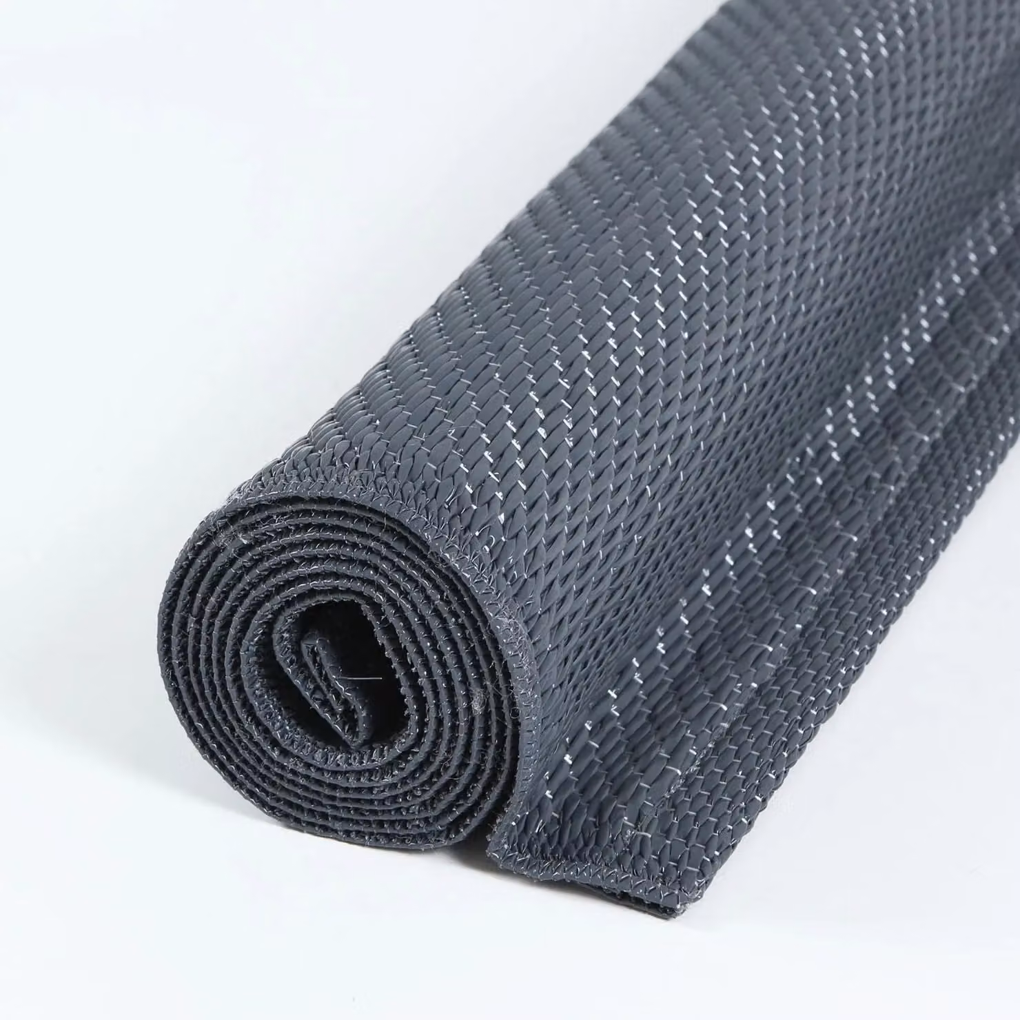 THE RUGS Solid Urban 1000 Reversible Weatherproof Outdoor Rug in Anthracite Dark Grey, W: 150 cm, L: 220 cm – 3