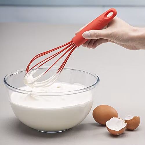 Zeal Silicone Non-Stick Round Balloon Whisk, Red, 25 cm – 2