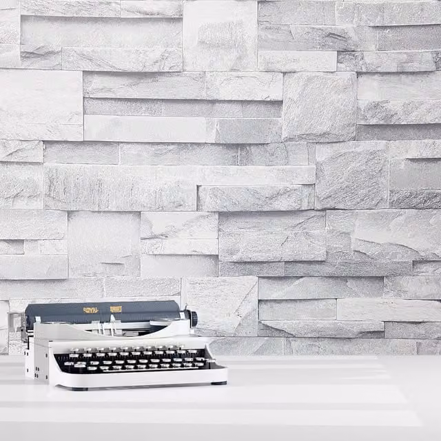 Debona Grey Abstract Vintage Wallpaper