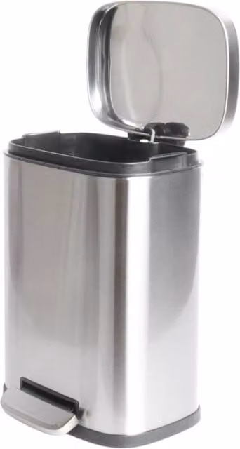 Pawnora Stainless Steel Soft Close Pedal Bin, 5 Litre, Silver – 1