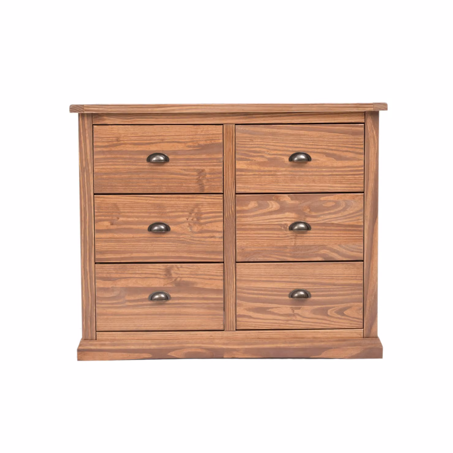 Cabinet Bits Tirolo 6 Drawer Chest of Drawers in Brown with Gold Handles – 2