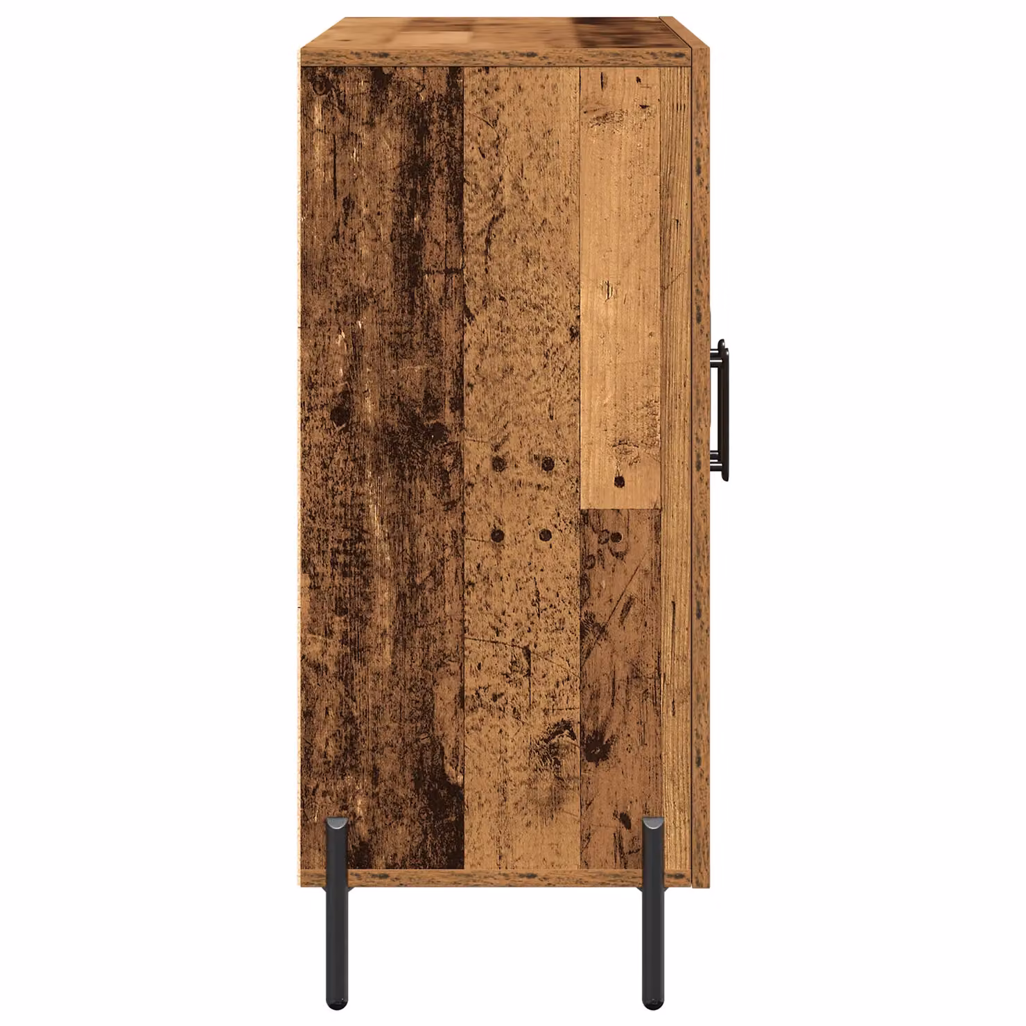 Berkfield Home Rustic Sideboard in Brown Wood, W/D/H: 90 x 34 x 80 cm – 3