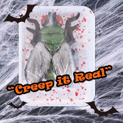VFM e-Store Black Halloween Insect Decoration Accessory for Parties, 18.5 cm – 6