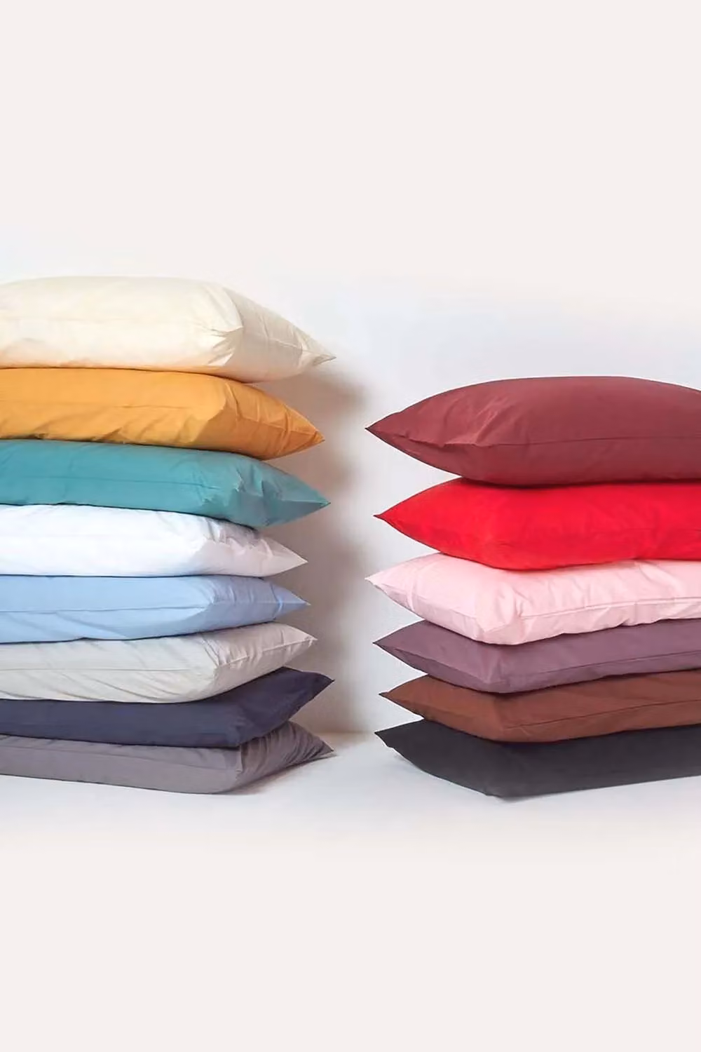 Homescapes Egyptian Cotton Percale Euro Pillowcase, Grey, W/D/H: 60 x 60 x 60 cm, 200 TC – 2
