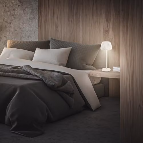 Briloner LED Table Lamp, Dimmable Touch Control, Warm White, White, H 36 cm x W 14.3 cm – 3