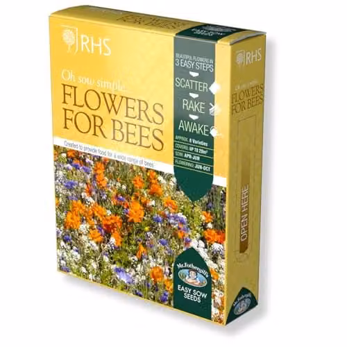 Mr Fothergill's RHS Flowers for Bees Mixed Summer Ornamental Flower Seeds, Multicolour, 20 g