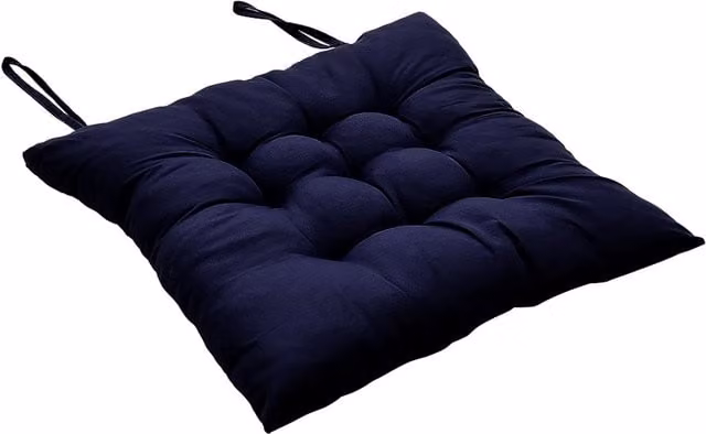 Lifeideas 4-Piece Square Seat Cushion in Blue