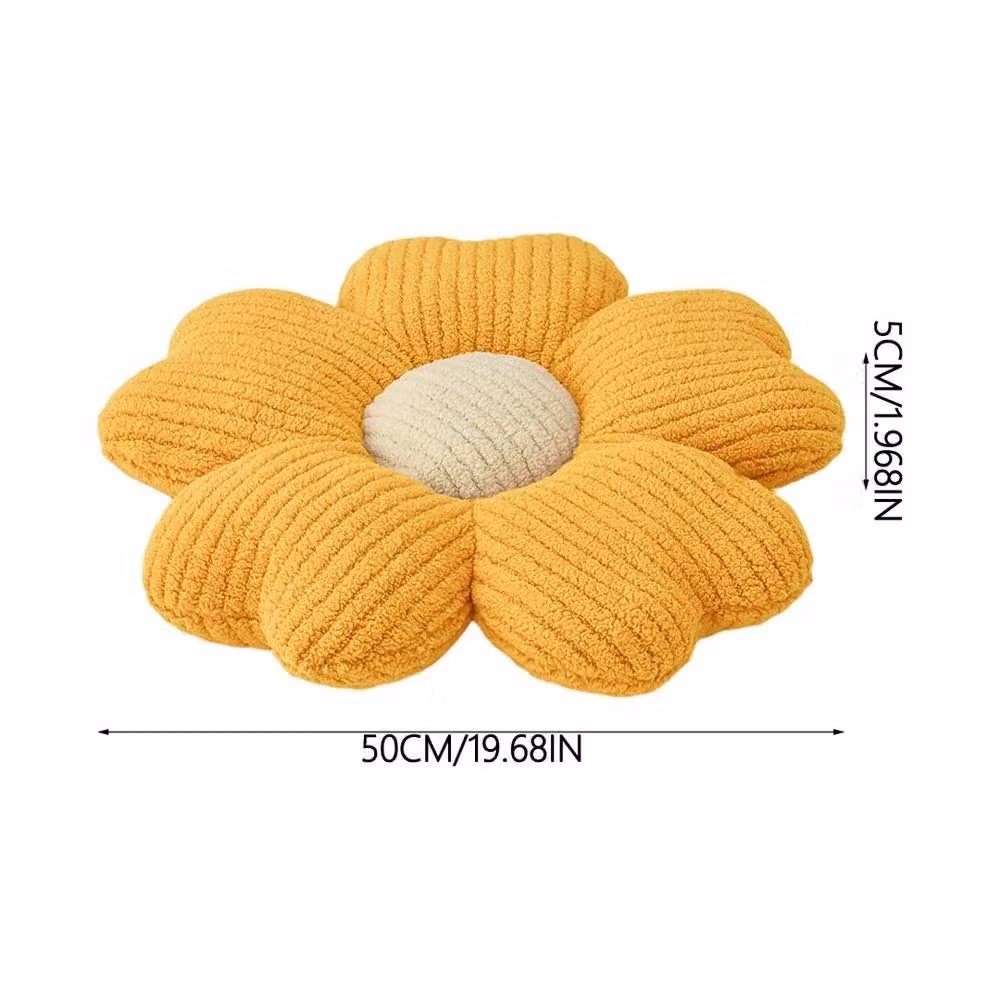 EONLION Yellow Sunflower Dining Chair Seat Pad Cushion, W: 120 cm, D: 90 cm – 2