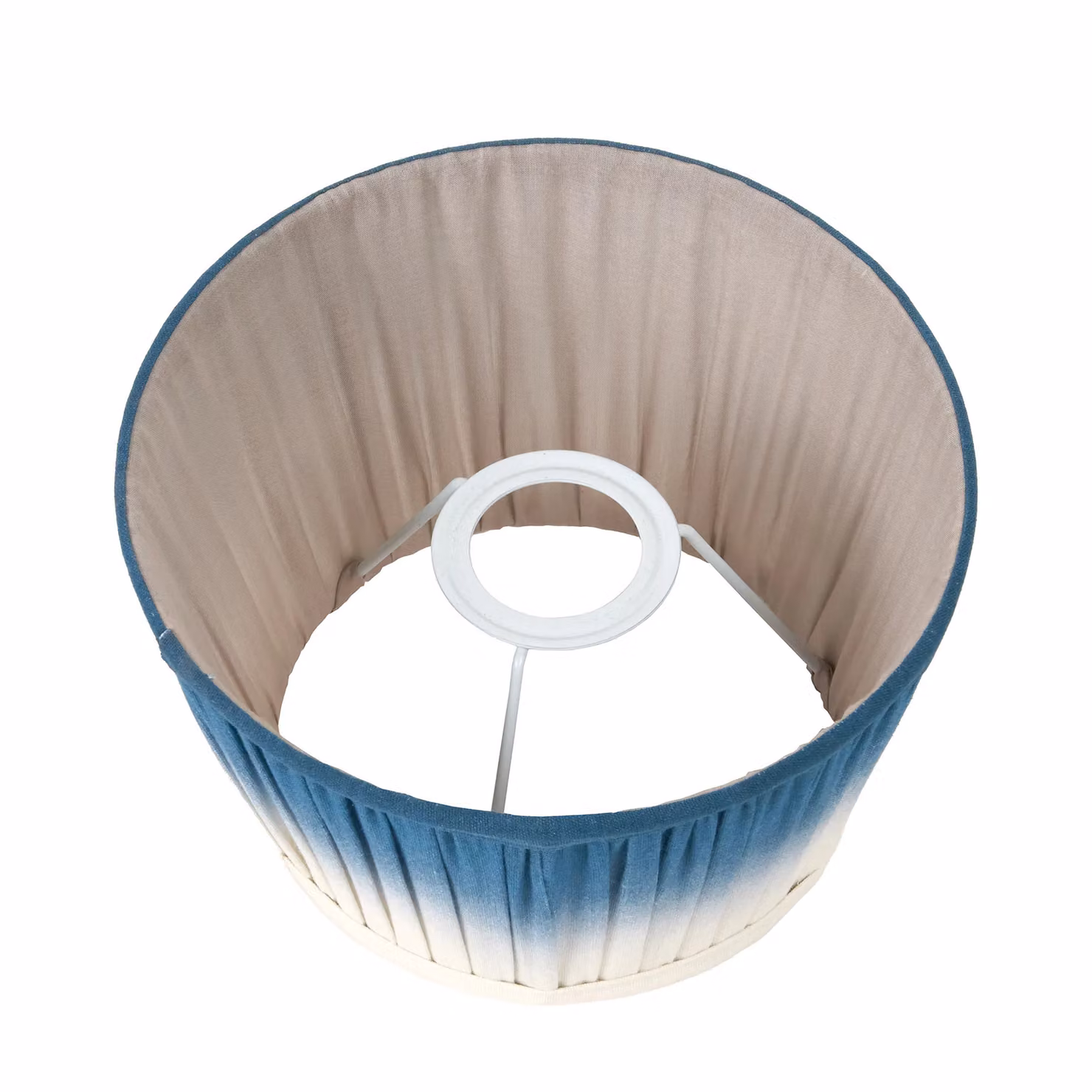 Ruma Blue Ombre Pleated Tapered Fabric Lamp Shade for Table Lamps, Diameter: 30.48 cm – 3