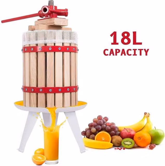 SPETLEK Red Fruit Pressed Wine and Cider Maker, 18 Litre
