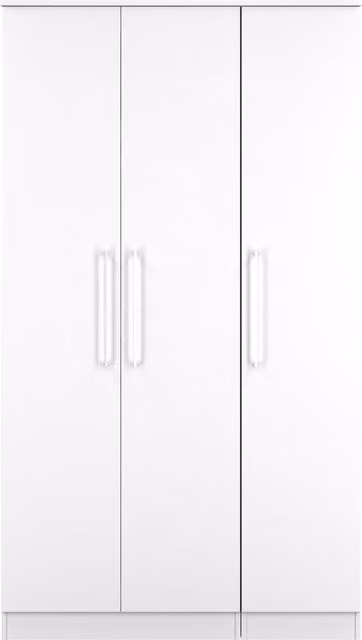 Ready Assembled 2 U Gloucester 3 Door Wardrobe in White