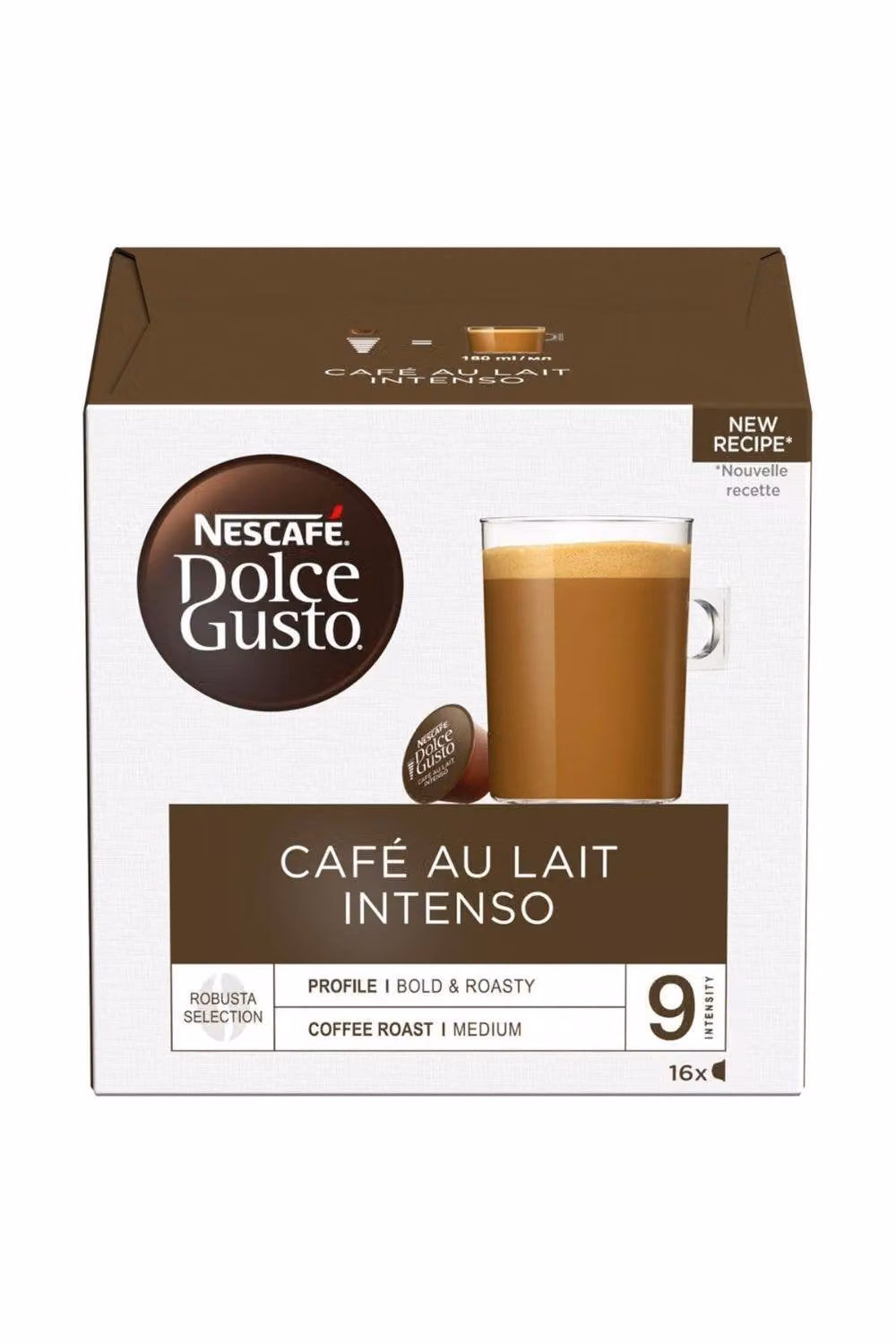 Nescafe Dolce Gusto Cafe Au Lait Intenso Coffee Pods, 48 Servings, Brown – 5