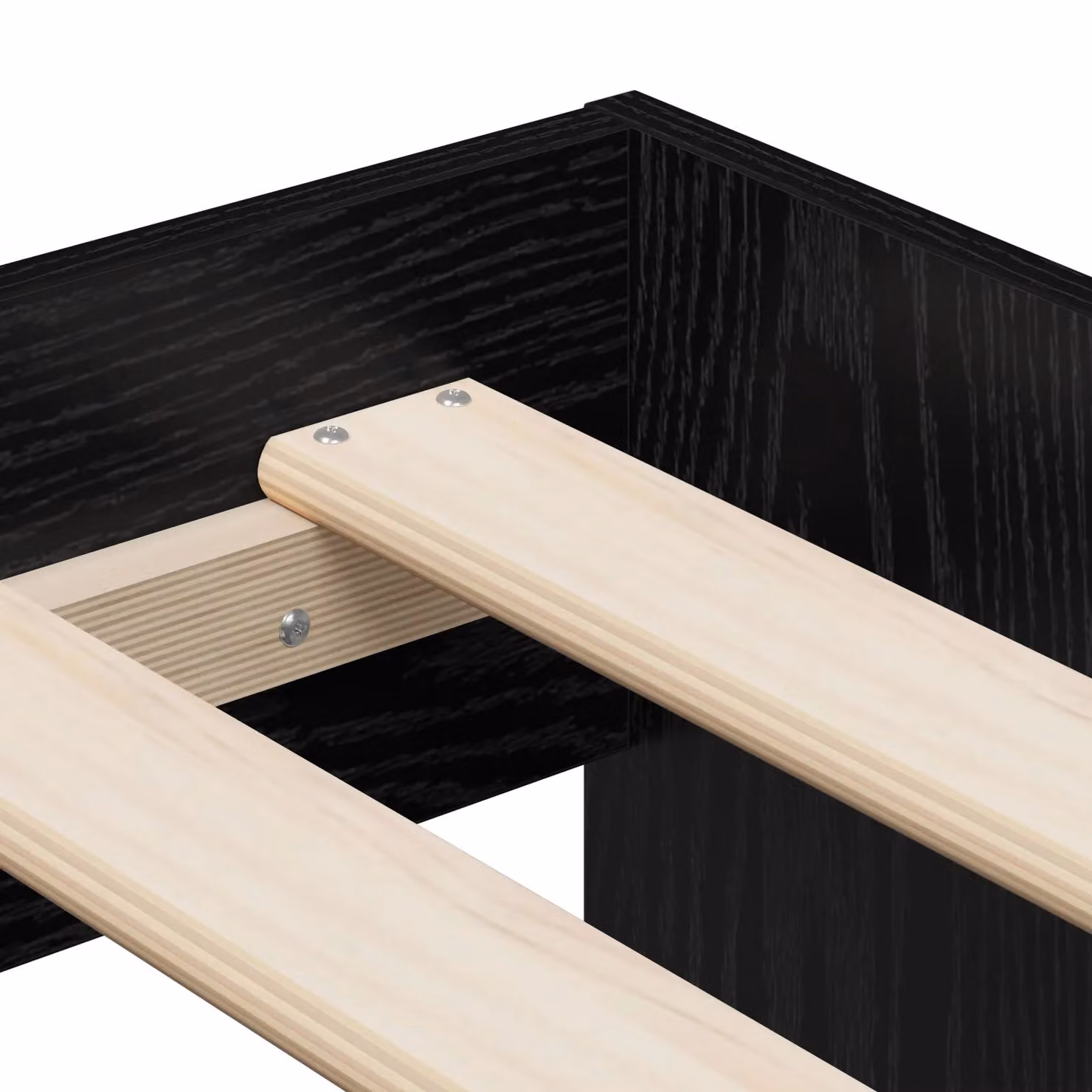 Berkfield Home Modern Storage Bed Frame with Drawers, Black Oak, W: 80 cm, L: 200 cm – 4