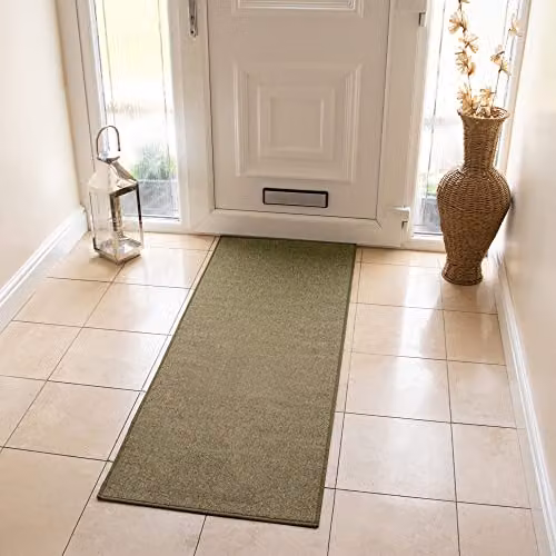 JVL Eden Machine Washable Latex Backed Runner Doormat, Beige, W: 57 cm, L: 150 cm – 4