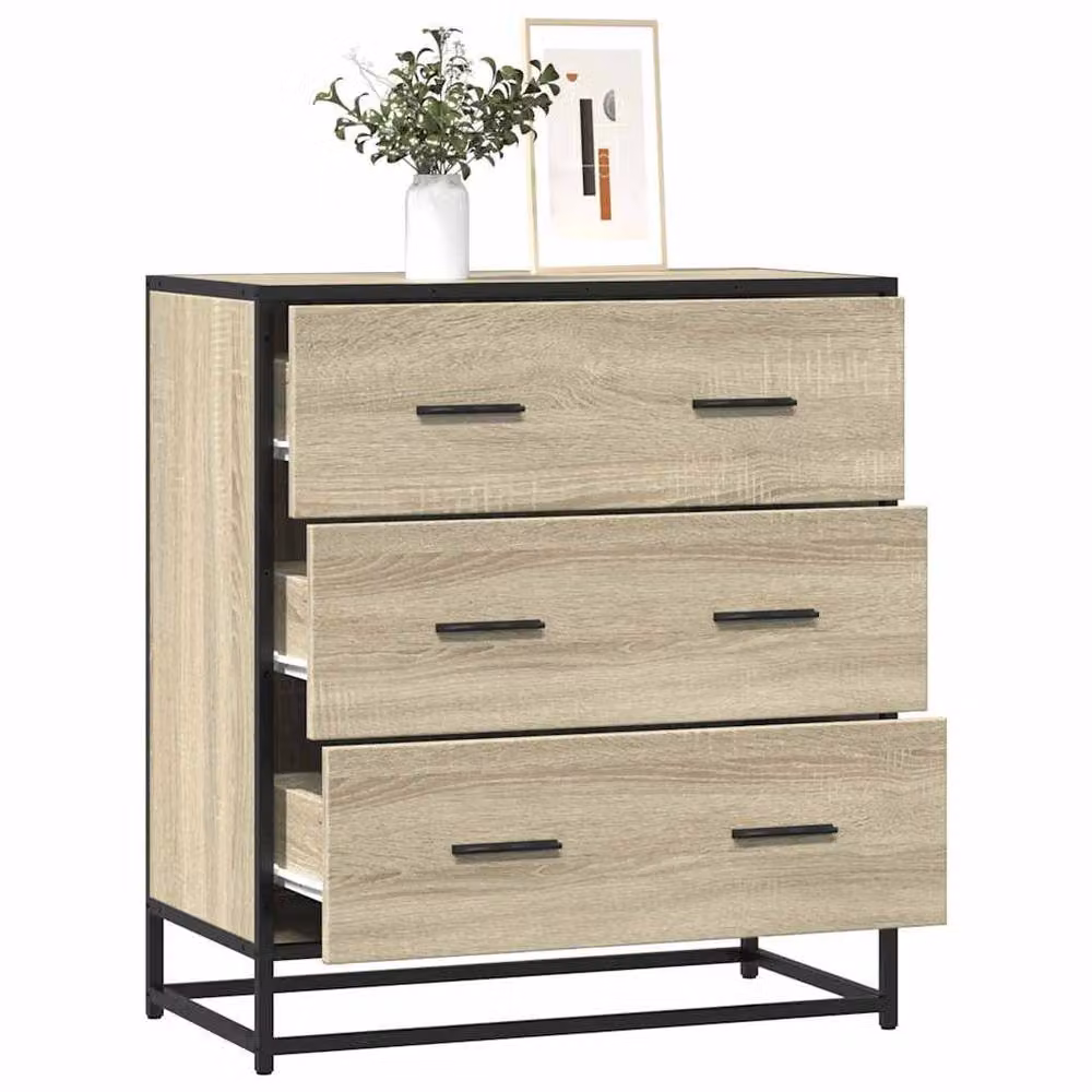 Berkfield Home Industrial Sideboard in Brown, W/D/H: 68 x 35 x 76 cm – 2