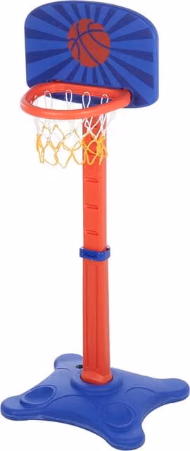 Kidkid Adjustable Kids Basketball Hoop Set in Blue and Multicolour