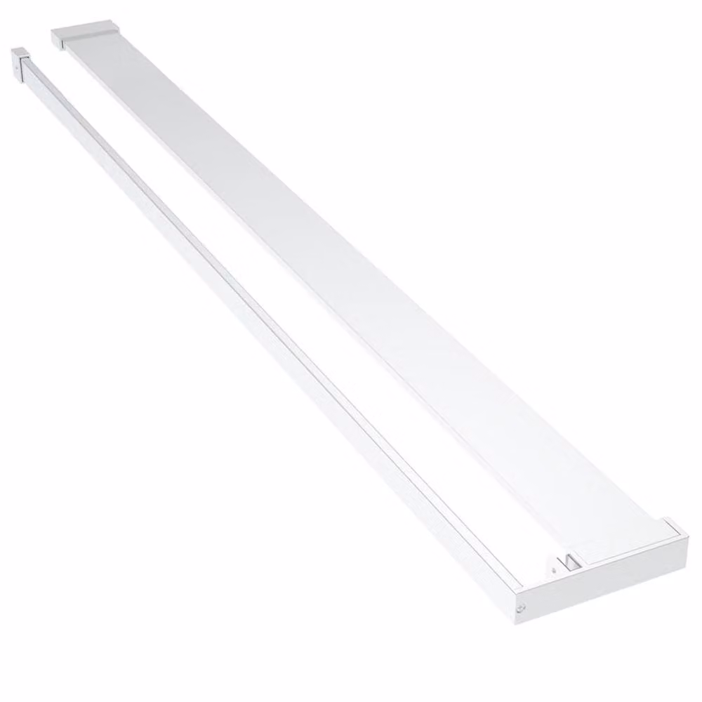 Berkfield Home Wall-Mounted Aluminium Shower Shelf in Silver, 115 cm – 2
