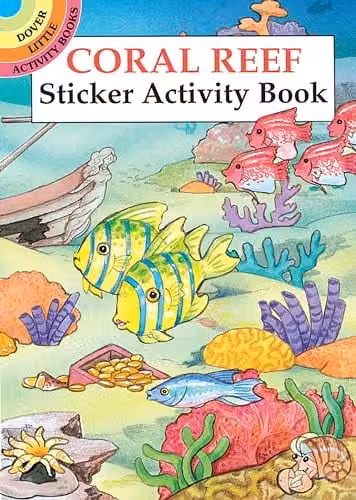 Dover Coral Reef Sticker Activity Book, Multicolour