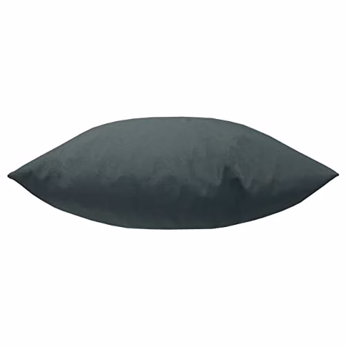 Riva Home Plain Grey Square Outdoor Cushion with Removable Polyester Cover, W/D/H: 43 x 43 x 43 cm – 2
