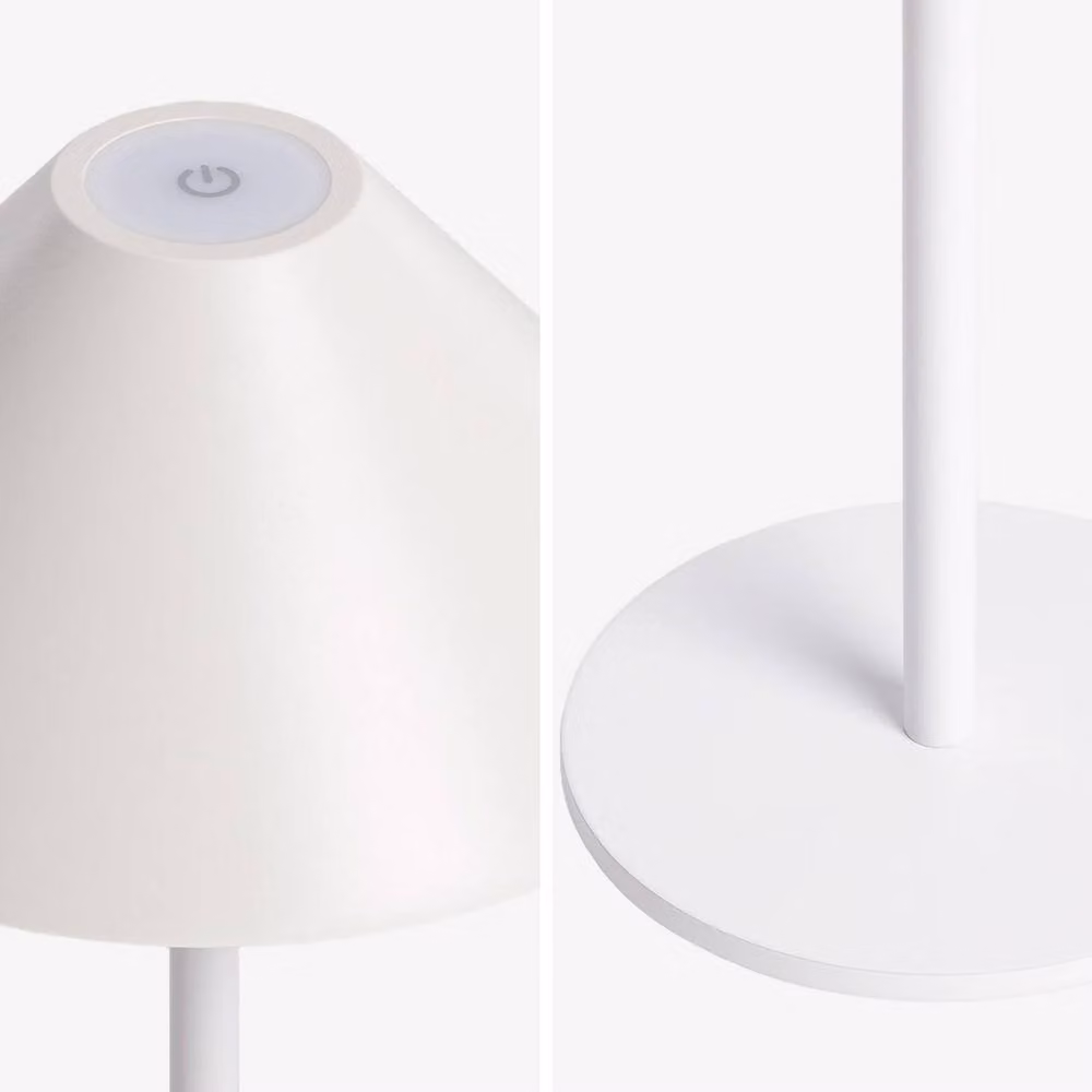 sweeek Wireless Dimmable LED Table Lamp in White, IP54 Waterproof for Indoor and Outdoor Use – 3