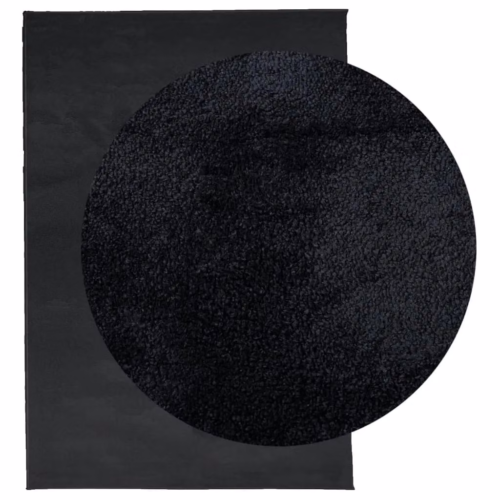 Berkfield Home Oviedo Short Pile Rug, Black, W: 200 cm, D: 280 cm – 3
